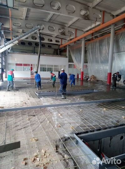 Промышленные упрочненные полы, полимерные полы