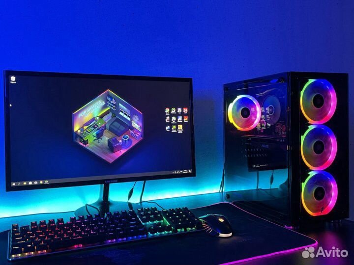 Игровой Пк Intel Core i5/RX580/16GB RAM