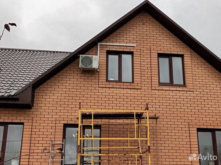 Установка кондиционера закладка трассы