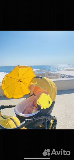 Коляска 2 в 1 camarelo sevilla