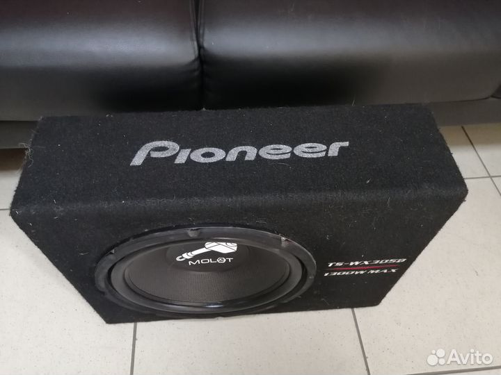 Сабвуфер автомобильный пассивный supra / pioneer