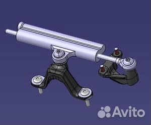 Рулевой демпфер Kawasaki ZX6R Ninja Ohlins