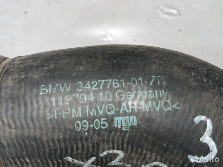 Патрубок интеркулера бмв Х3 е83 3.0d