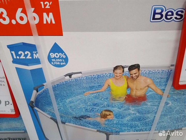 Бассейн каркасный