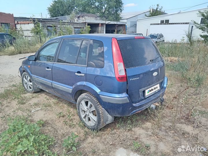 Ford Fusion 1.6 МТ, 2008, битый, 210 000 км