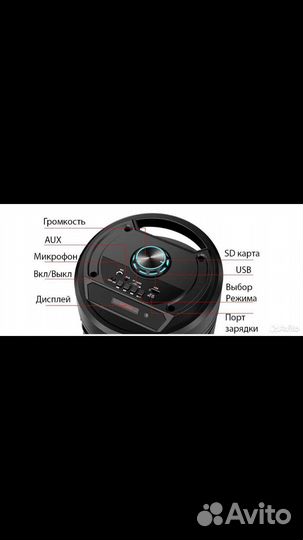 Новая Портативная колонка блютуз ZQS 6212