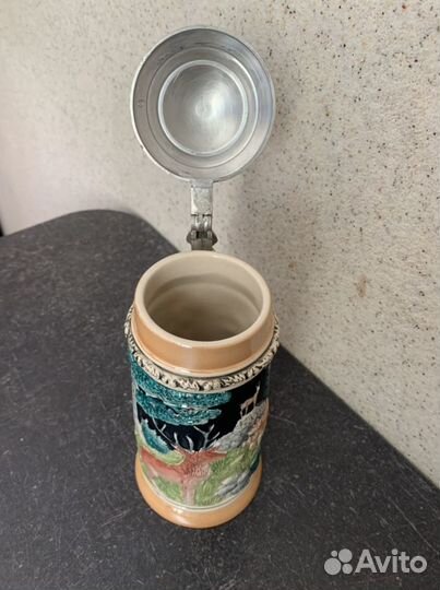 Пивная кружка германия с крышкой