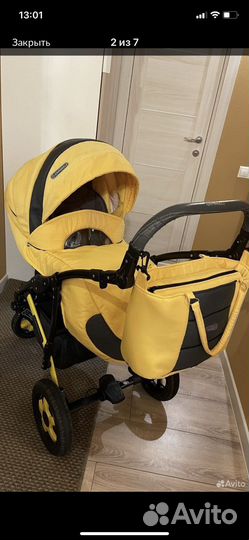 Коляска camarelo 2 в 1