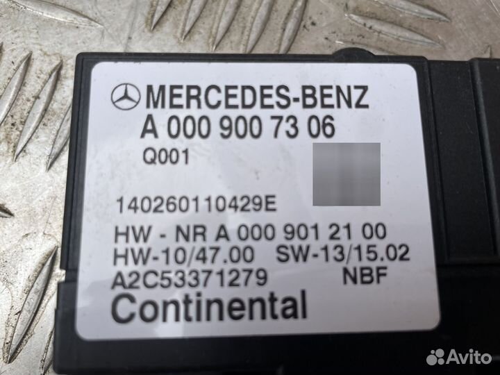 Блок управления топливнасосом Mercedes A0009007306