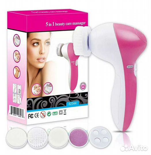 Массажер для очищения лица 5 в 1