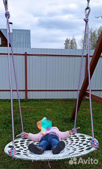 Качели-гнездо (качели гамак)