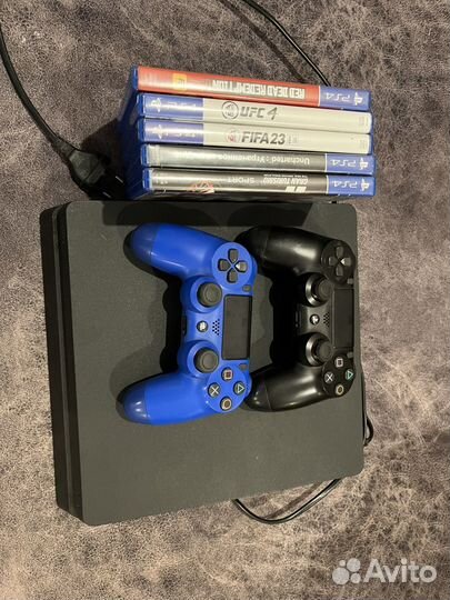 Sony playstation 4 slim 500gb с играми