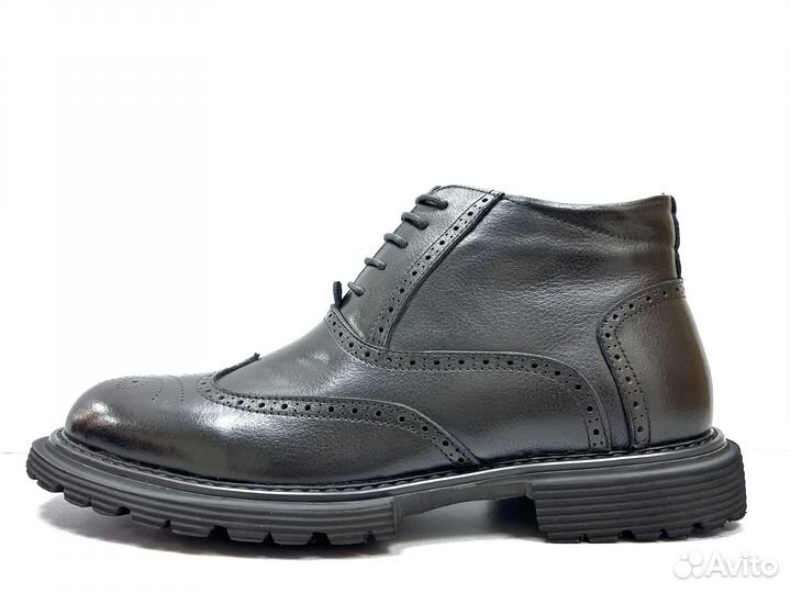 Ботинки мужские зимние натуральная кожа