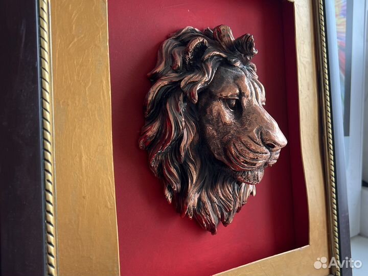 Барельеф из бронзы на стену