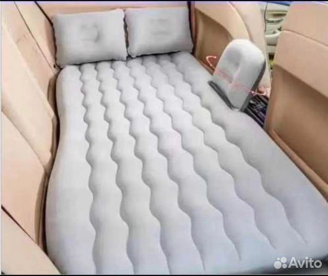 Надувной автомобильный матрас на заднее сиденье