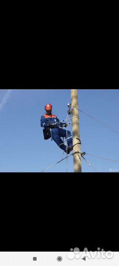 Установка столбов, подключение счетчиков, сип