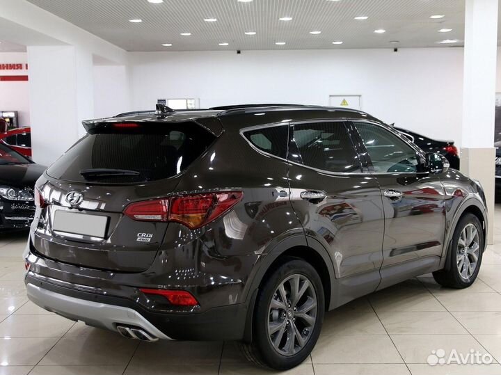 Hyundai Santa Fe 2.2 AT, 2016, 104 253 км