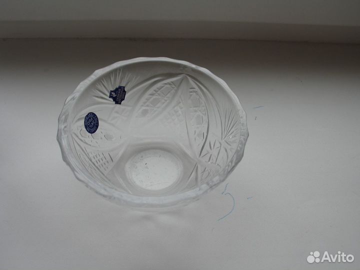 Салатницы 2 шт, хрусталь