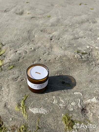 Соевые свечи ручной работы в бывших бутылках