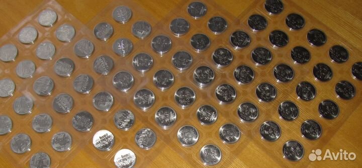 Монеты Сочи, факел, талисманы