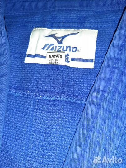Кимоно для дзюдо Mizuno hayato синее