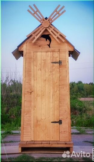 Уличный туалет с установкой ART128