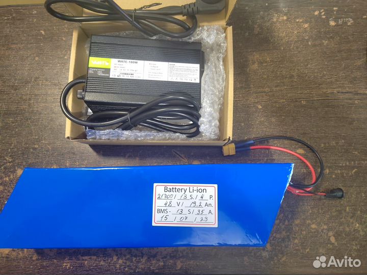 Аккумулятор Li-ion 48v. 19.2ah +зарядное