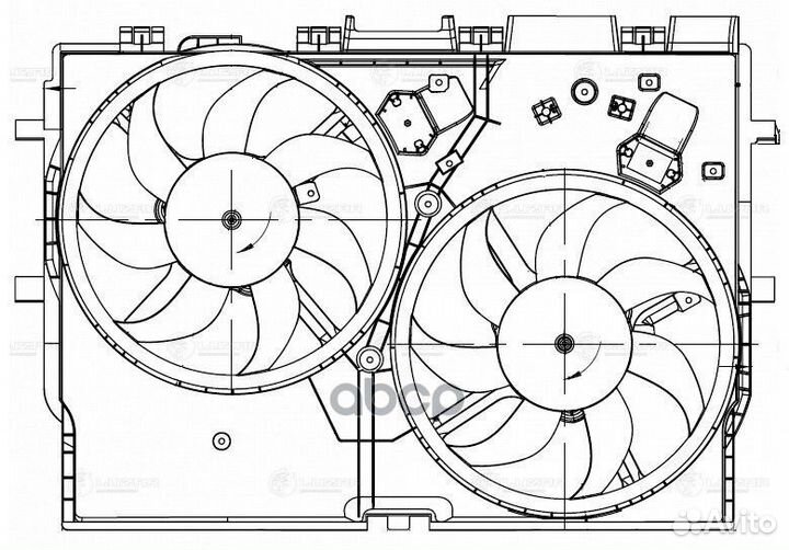 Вентилятор радиатора Fiat Ducato (06) /PSA Boxer