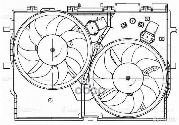 Вентилятор радиатора Fiat Ducato (06) /PSA Boxer