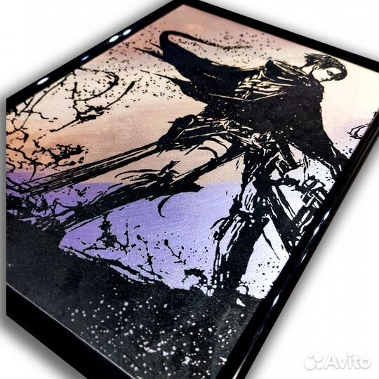 Картина. Атака Титанов. Леви Аккерман. Выживание