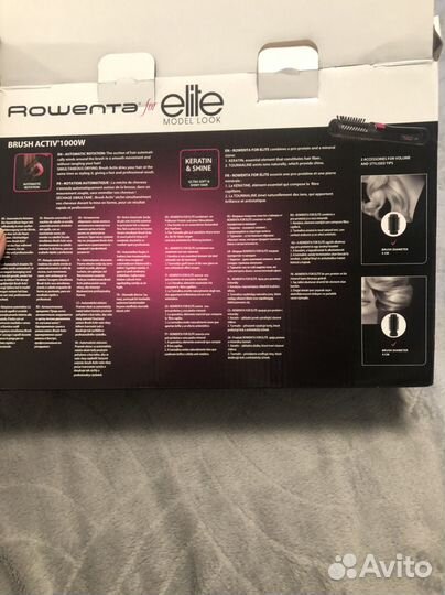 Фен щетка rowenta браш