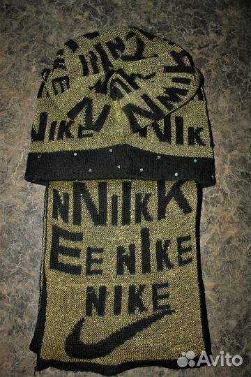 Шапка женская с шарфом