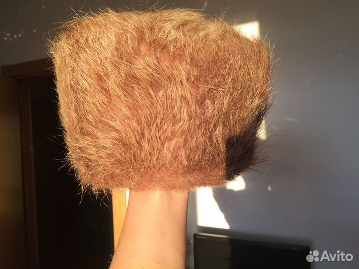 Шапка зимняя формовка из нутрии размер 58