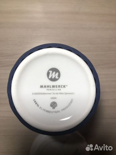 Фарфоровая термокружка Mahlwerck