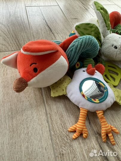 Развивающая игрушка-спираль Лисичка Люся