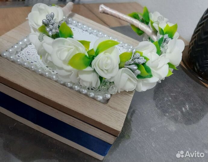 Гребень для волос, ободок с цветами, украшения