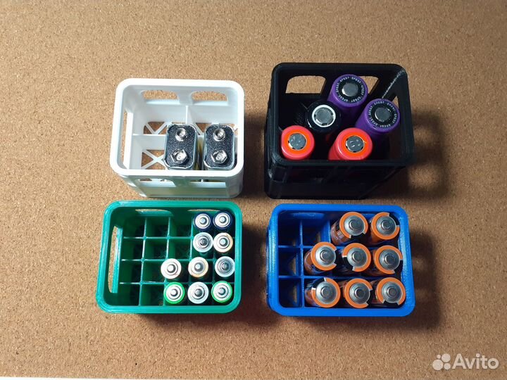 Для батареек - коробка контейнер кейс бокс ящик