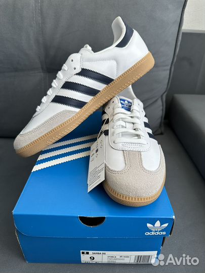 Кроссовки Adidas Samba OG (синий)