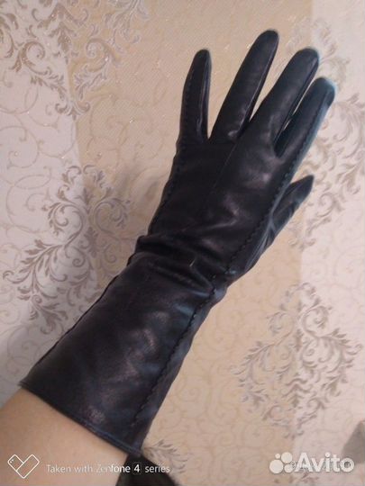 Перчатки кожа