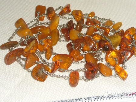 Бусы из янтаря