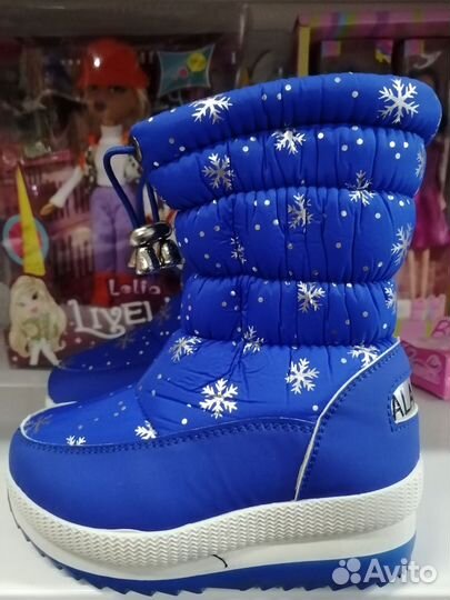 Дутики зимние для девочки р 28, 29