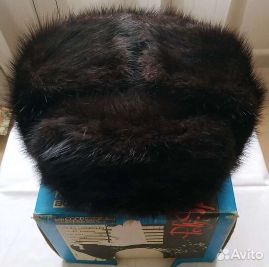 Новая зимняя шапка из ондатры