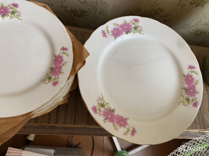 Тарелки винтажные СССР японский фарфор