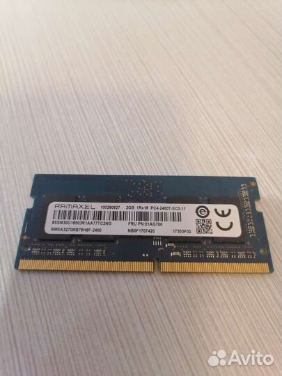 2GB DDR4 2400 sodimm Ramaxel rmsa3270MB76H8F-2400
