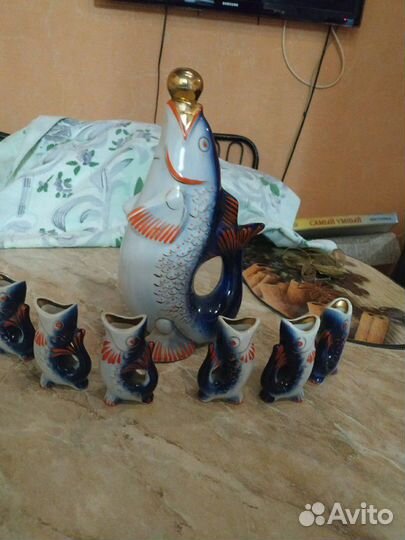 Набор посуды рыбки