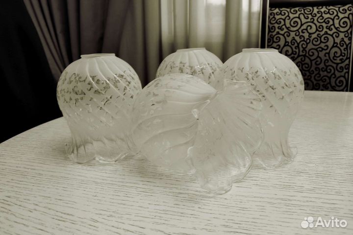 Плафоны для люстры стеклянные