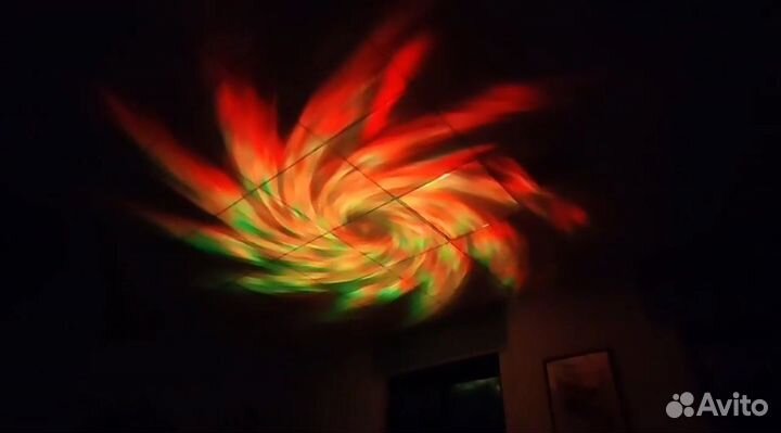 Ночник проектор звездного неба Bluetooth колонка