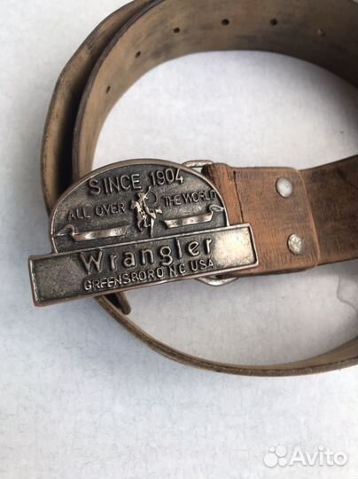 Ремень кожаный ручной работы