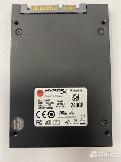 Жесткий диск ssd 240 GB