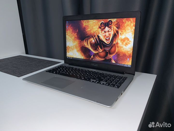 Тонкий метал игровой Asus i5 12gb, SSD+HDD GT 740M